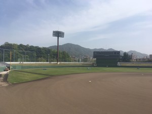 呉市営二河球場　カープ　公式戦　ユニサス　維持管理