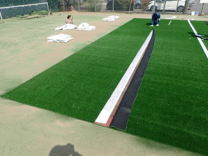 人工芝　テニスコート　東広島市　剥がれ　段差　テニス　会社　福利厚生　ケガ　スポーツ　Artificial grass　 Artificial turf