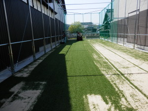 お手入れ　簡単　人工芝　サッカー　トレーニング　硅砂　敷設　高密度ロングパイル　広島　簡単　外出自粛　ステイホーム　三次市　庭　自宅　Artificial grass