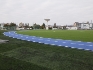 広島工業大学高等学校　スポーツ施設　スポーツ　サッカー　陸上競技場　グラウンド　改修　人工芝　舗装　グラウンド資材　黒土　混合土　広島市　スポーツ施設　施工　設計　テニス　野球　コート　ライン　ネット